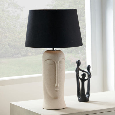 Rushmore bordlampe 56 cm - Svart/Kremfarget-Bordlamper-Pacific Lifestyle-30-937-C-Lightup.no
