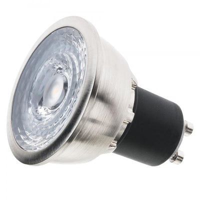 SG 6W børstet stål gu10 COB 2700K 32D-LED-pære GU10-Sg Armaturen As-3800503-Lightup.no