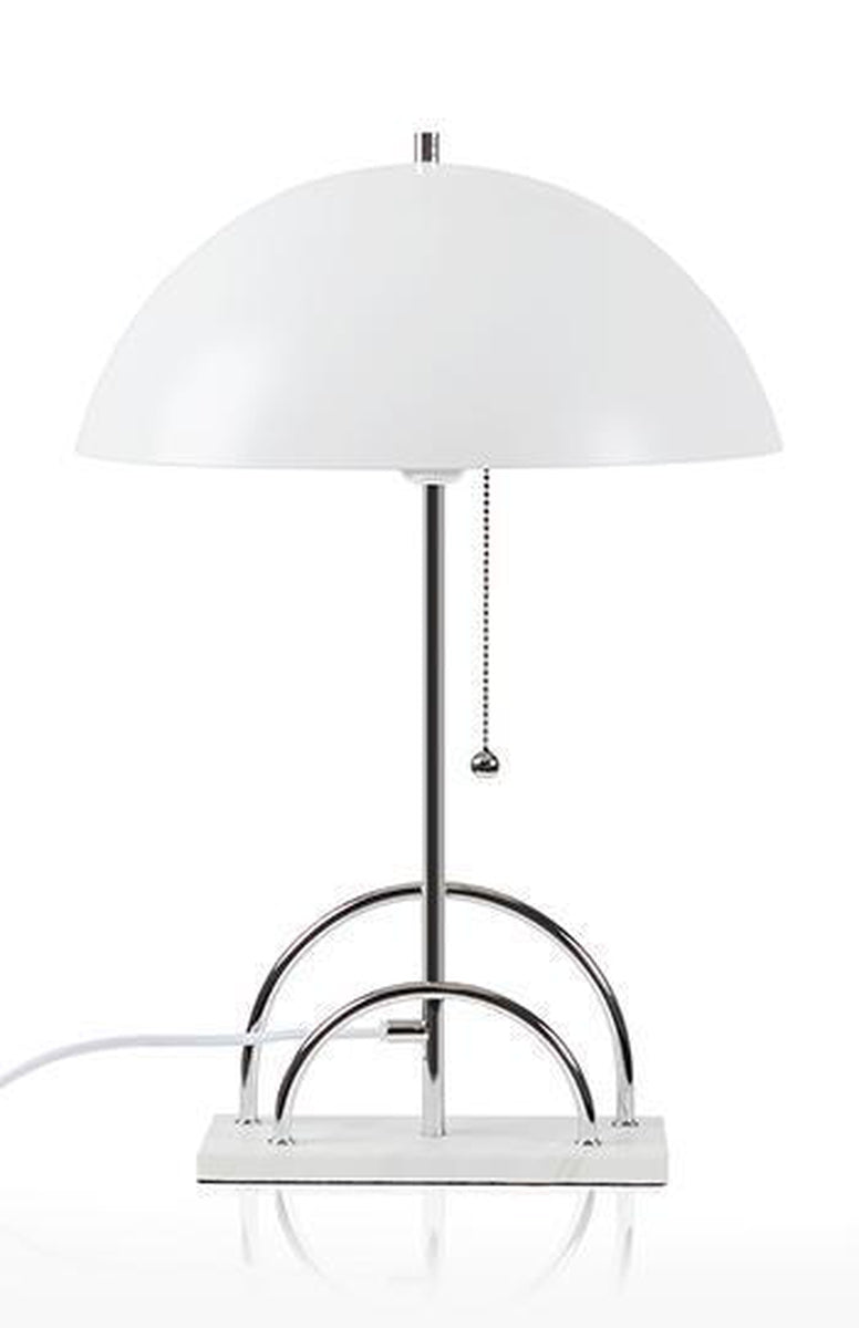 Sarah bordlampe - Hvit-Bordlamper-Globen Lighting-427508-Lightup.no