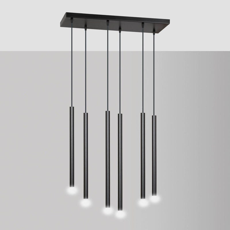 Selter 6 takpendel - Svart-Takpendler-Emibig-552/6-Lightup.no