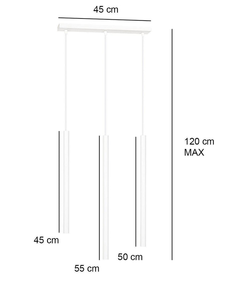 Selter3 takpendel - Hvit-Takpendler-Emibig-553/3-Lightup.no