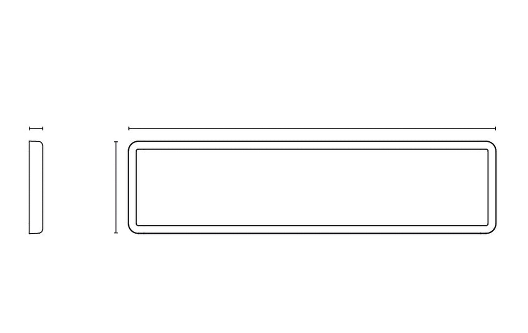 Sense Surface 1600 takarmatur 41W 3000K IP20 IK10 Dimbar - Hvit-Taklamper-Sg Armaturen As-3309278-Lightup.no