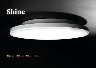 Shine 300 taklampe CS/PS 10/18/24W 2700/3000K Dimbar - Hvit-Taklamper-NorDesign-513000124-Lightup.no