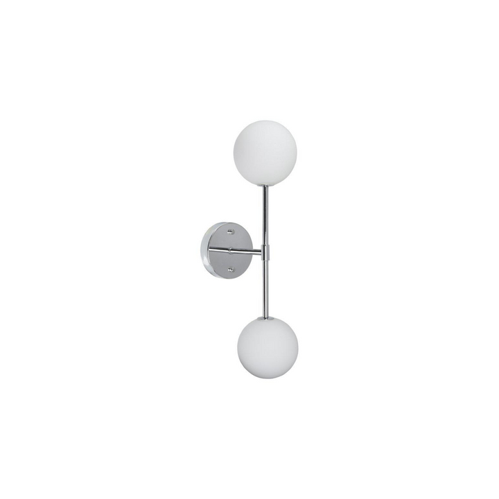 Sigma vegglampe dobbel IP23 - Krom/Opal-Baderomsbelysning vegglamper-Pr home of Scandinavia Ab-Krom / Opal-Prh__3404906-Lightup.no