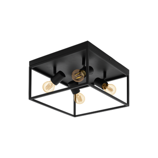 Silentina taklampe 4 lys-Taklamper-Eglo-Gul-98334-Lightup.no