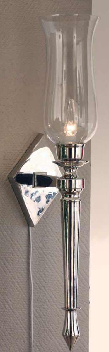 Silver vegglampe 76 cm høy - Sølvfarget-Vegglamper-A-grossisten-A-453003-Lightup.no