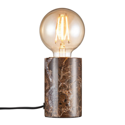 Siv bordlampe marmor - Brun-Bordlamper-Nordlux-45875018-Lightup.no