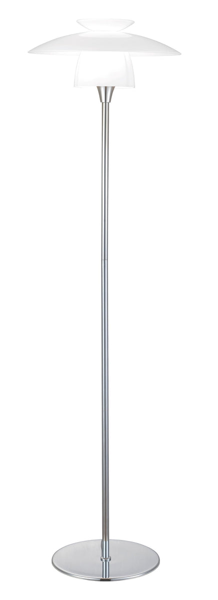 Skandinavia gulvlampe 40 - Opal/krom-Gulvlamper-Halo Designs-5705639733699-Lightup.no