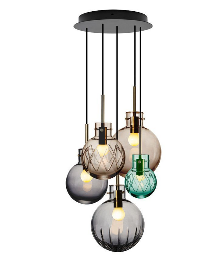 Skumring Krystallkuler 5 stk - Sort Baldakin-Takpendler-Hadeland Glassverk-Krystall-Hak__1206648-SKUMRINGBUNDLE-Sort-Baldakin-Lightup.no