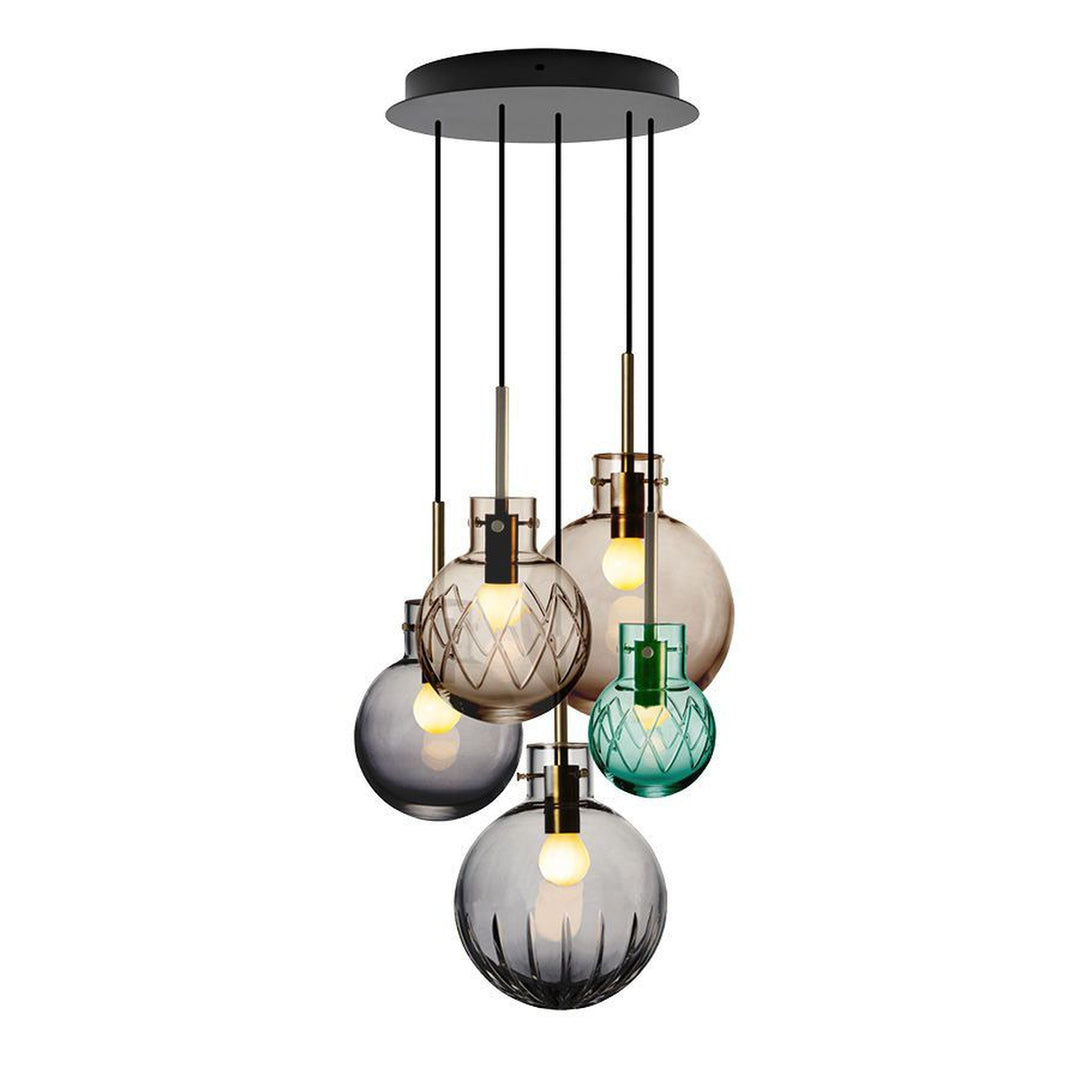 Skumring Krystallkuler 5 stk - Sort Baldakin-Takpendler-Hadeland Glassverk-Krystall-Hak__1206648-SKUMRINGBUNDLE-Sort-Baldakin-Lightup.no