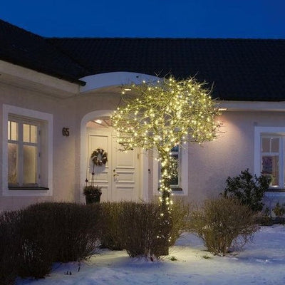 Slynge 200 minilys LED 32 meter julelys utendørs IP44 - Varmhvit-Julebelysning juletrelys ute-Konstsmide-3613-110-Lightup.no