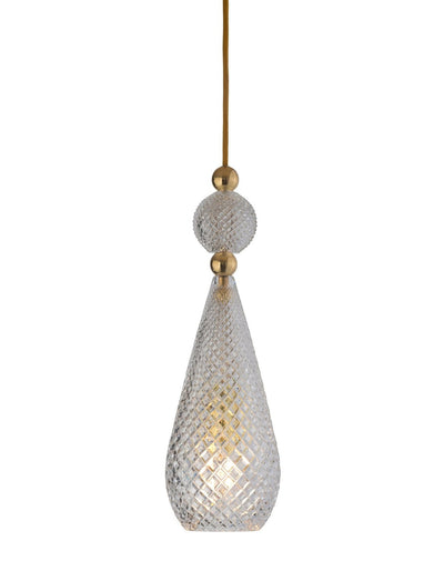 Smykke takpendel M Klar krystall/gull-Takpendler-EBB & FLOW-LA101135-Lightup.no
