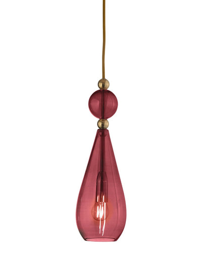 Smykke takpendel M - Rubinrød-Takpendler-EBB & FLOW-LA101147-Lightup.no
