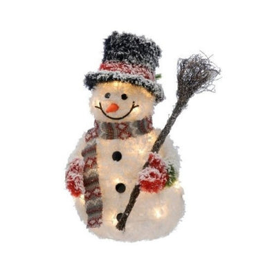 Snømann med lys 50 cm - Batteridrevet-Julebelysning dekor og pynt ute-Trend Collection-P026434-Lightup.no