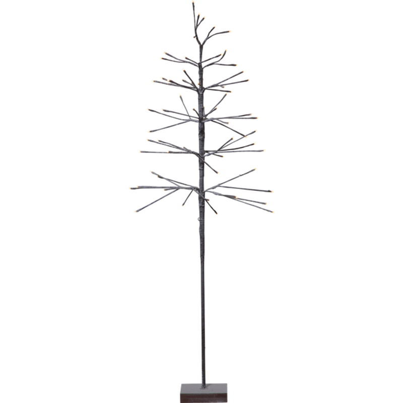 Snowfrost dekorasjonstre for innendørsbruk 150 cm 63 LED varmhvit - Brun-Julebelysning dekor og pynt-Star Trading-584-71-Lightup.no