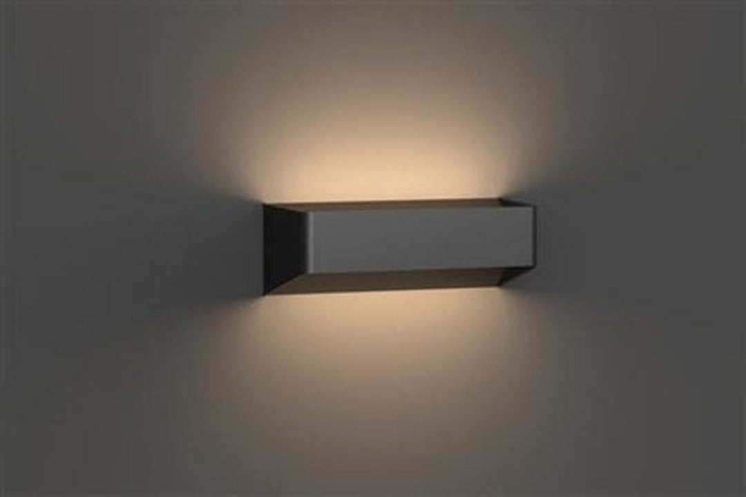 Søgne xl vegglampe opp/ned utendørs IP54 18W 3000K - Svart-Utebelysning vegg opp og ned-Aneta Lighting-Svart-AP-3102553-Lightup.no