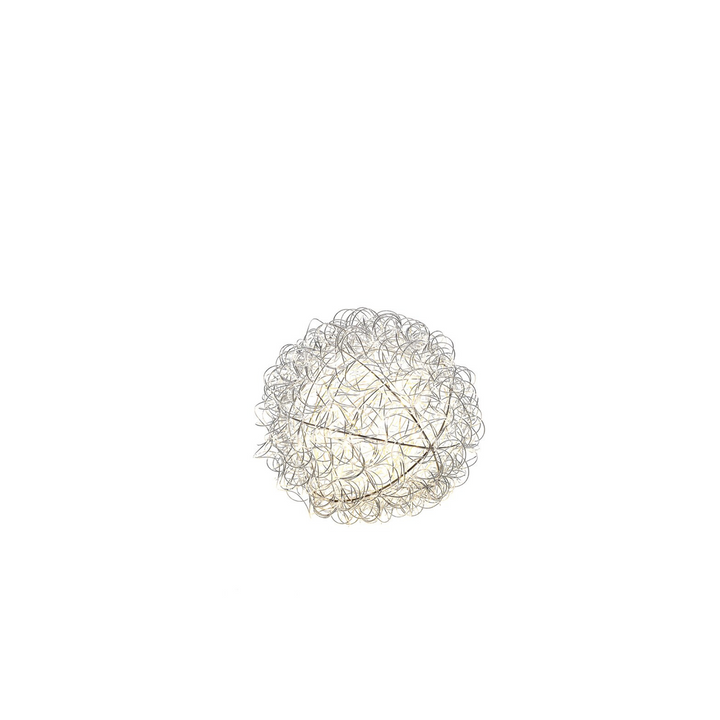 Sølv Metallball - 25 cm-Julebelysning dekor og pynt-Konstsmide-Sølv-3514-303-Lightup.no