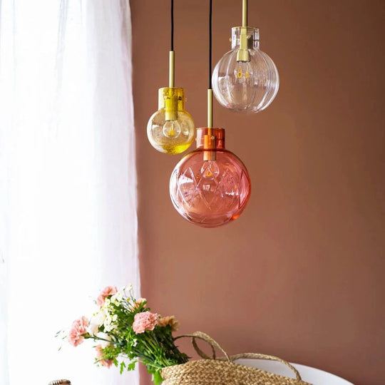 Sommereng Krystallkuler 3 stk - Hvit Baldakin-Takpendler-Hadeland Glassverk-Hvit-Hak__1215497-SOMMERENG 3 STK-BNDL-Hvit-Baldakin-Lightup.no