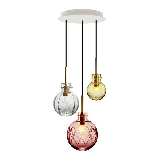 Sommereng Krystallkuler 3 stk - Sort Baldakin-Takpendler-Hadeland Glassverk-Krystall-Hak__1215497-SOMMERENG 3 STK-BNDL-Sort-Baldakin-Lightup.no
