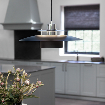 Sørup takpendel 40 - Svart/kobber-Takpendler-Halo Designs-5703638990242-Lightup.no