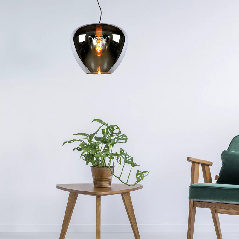 Soufian takpendel 40 cm - Røyfarget glass-Takpendler-Lucide-LC70478/40/65-Lightup.no