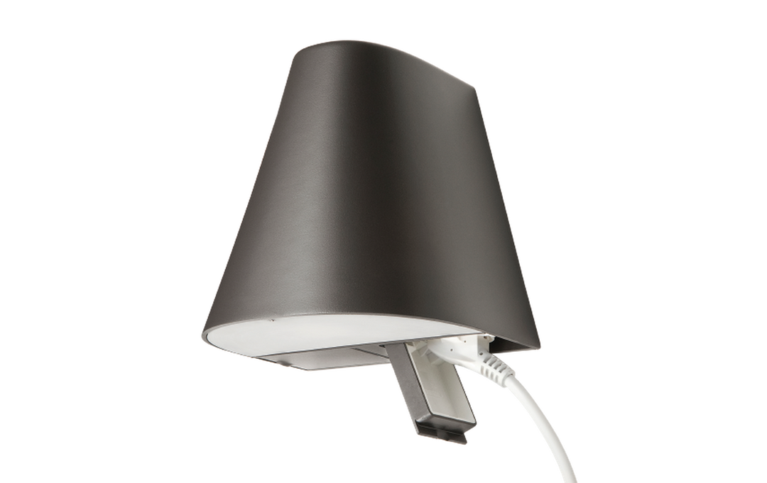 Spike grafitt 1100 LED m/stikkontakt-Utebelysning vegg opp og ned-Sg Armaturen As-Grafitt-3104343-Lightup.no