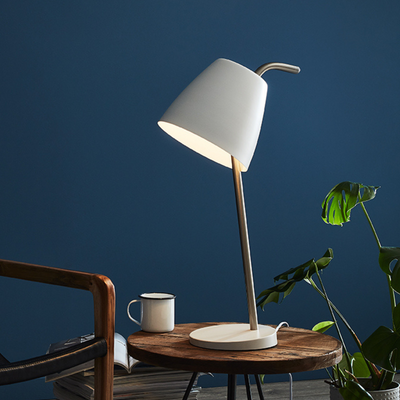 Spin bordlampe - Hvit-Bordlamper-Marksløjd-107729-Lightup.no