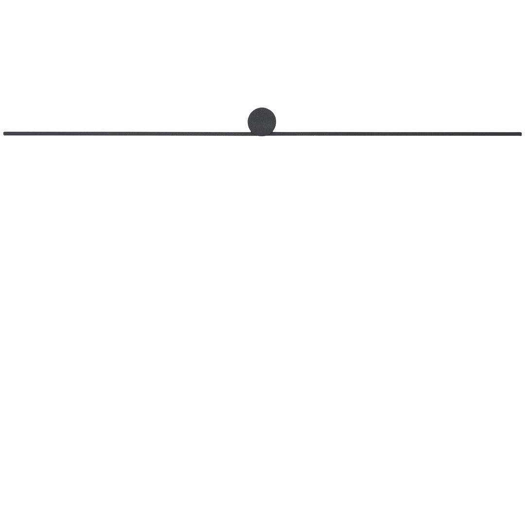 Spin vegglampe large 120 cm 17W 3000K-Vegglamper-Nowodvorski-Svart-N-10371-Lightup.no