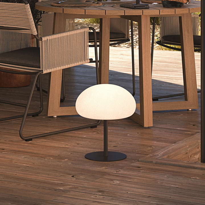 Sponge 20 bordlampe utendørs oppladbar - Hvit-Utebelysning Hagebelysning-Nordlux-Hvit-2018135003-Lightup.no