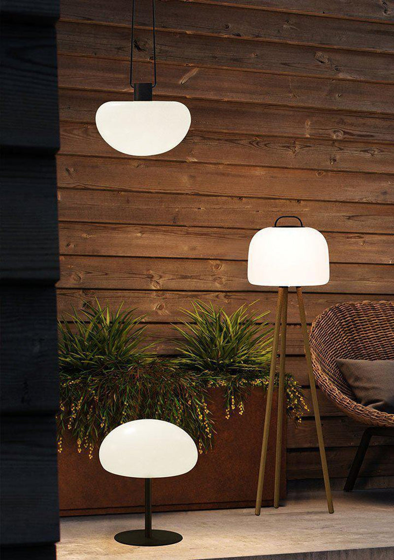Sponge 20 bordlampe utendørs oppladbar - Hvit-Utebelysning Hagebelysning-Nordlux-2018135003-Lightup.no