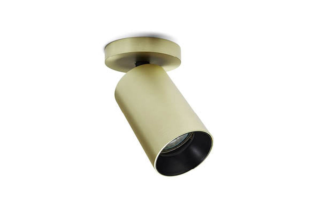 Spoton Circle takspot 1 lys GU10 - Messingfarget-Taklamper-Antidark-Messing-2-310-01-4-4-Lightup.no