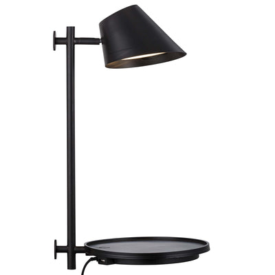 Stay vegglampe med USB 21W LED - Svart-Vegglamper-DFTP-48171003-Lightup.no