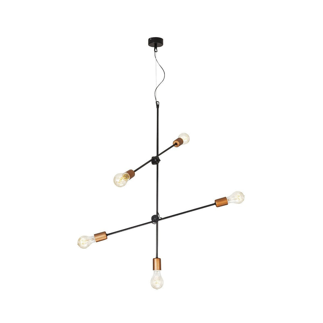 Sticks takpendel - Svart/Messingfarget-Takpendler-Nowodvorski-N-6270-Lightup.no