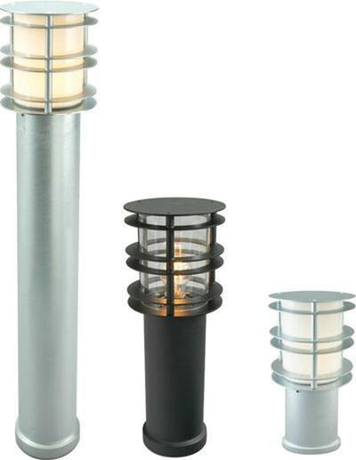 Stockholm pullert 297- Svart-Utebelysning pullert-Norlys-3109982-Lightup.no