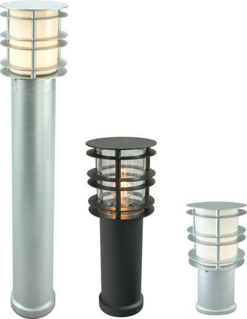 Stockholm pullert 297- Svart-Utebelysning pullert-Norlys-3109982-Lightup.no
