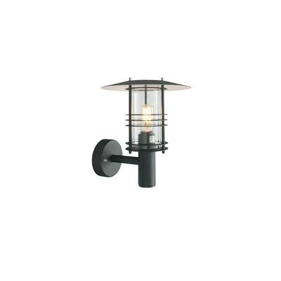Stockholm vegglampe 280 - Svart - B-vare-Utebelysning vegg klassisk-Norlys-3185337-bvare-Lightup.no