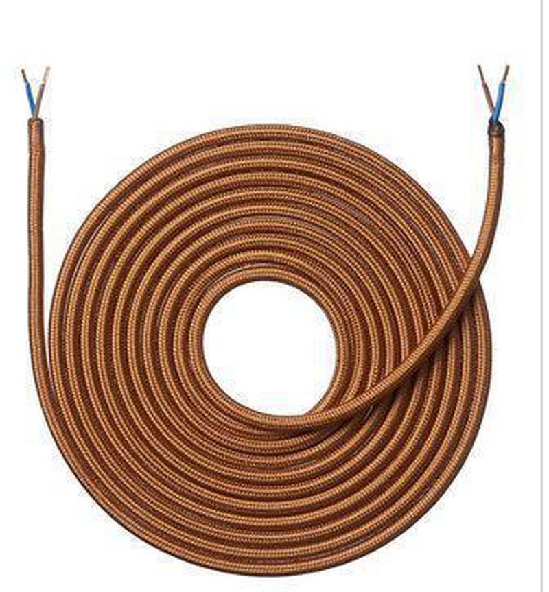 Stoffledning 4 meter uten jord - Kobber-Elektro Kabel-Nielsen Light-NL-950630-Lightup.no