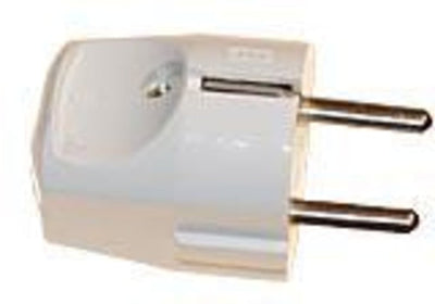 Støpsel 16A rett innføring jordet - Hvit-Elektro stikkontakter-Lightup.no-1541802-Lightup.no