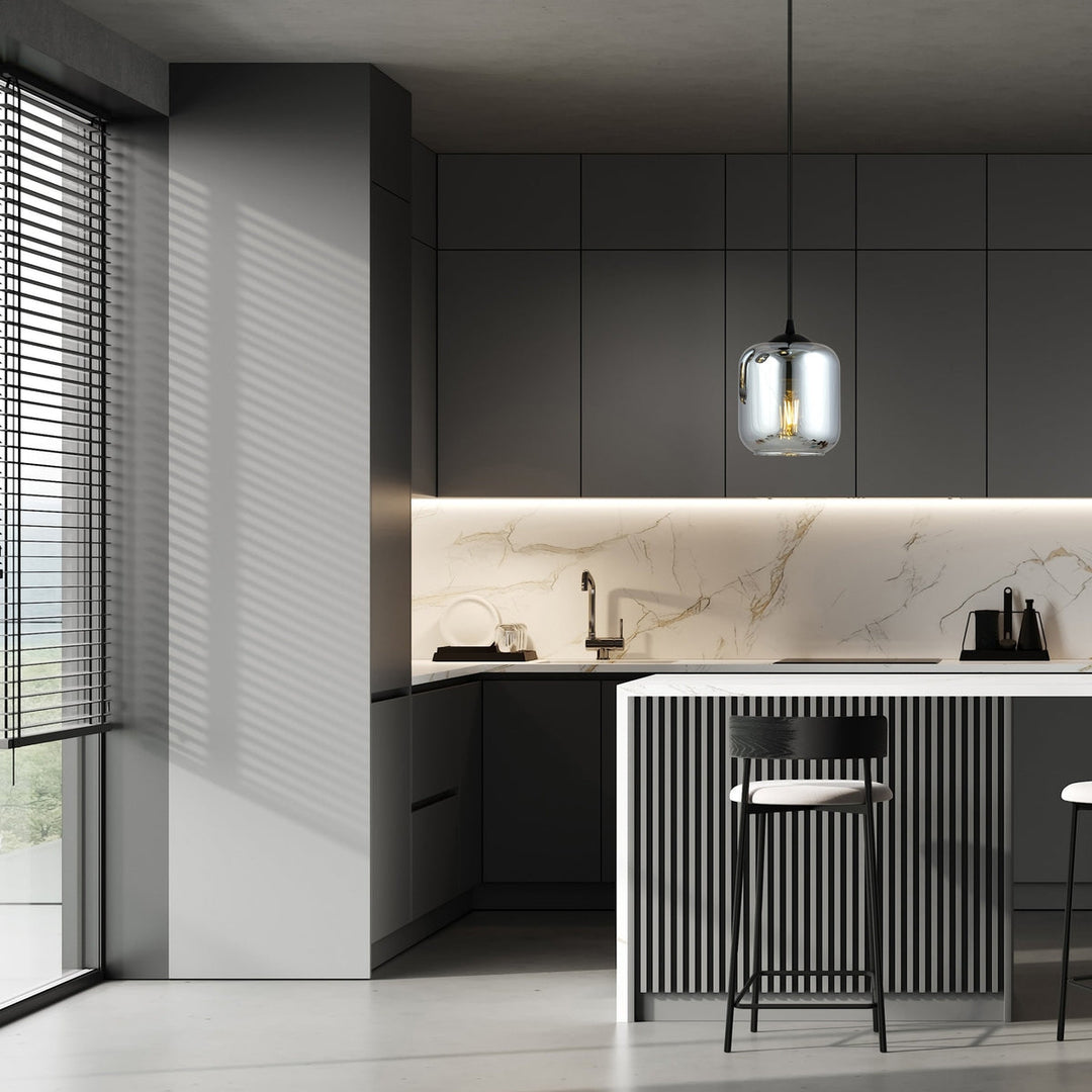 Storm takpendel 13 cm - Svart/Røykfarget-Takpendler-Emibig-Svart / Røyk-1176/1-Lightup.no