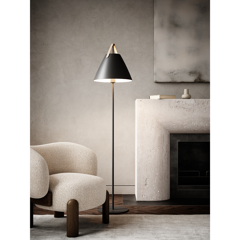 Strap gulvlampe - Svart-Gulvlamper-DFTP-46234003-Lightup.no