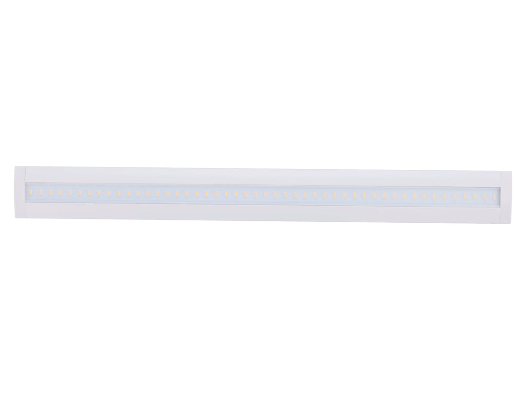 Super Linear skinne 61 cm 10W 3000K dimbar - Hvit-Kjøkkenbenk belysning-NorDesign-269531006-Lightup.no
