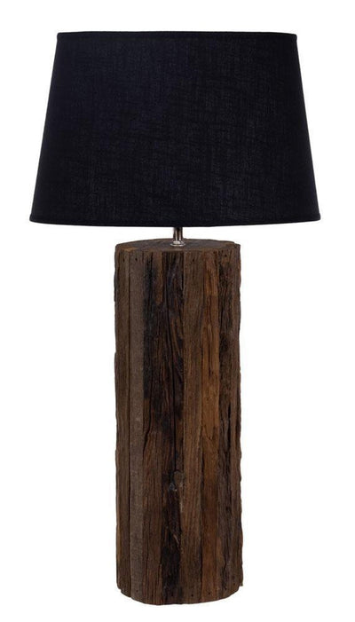 Susan bordlampe - Svart/Brun-Bordlamper-A-grossisten-A-450221-Lightup.no