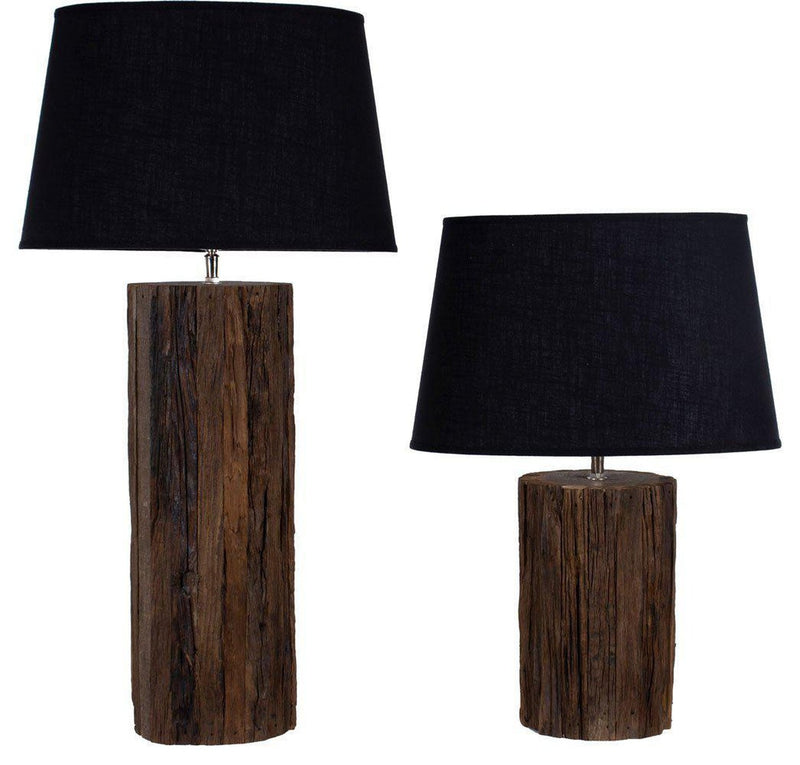 Susan bordlampe - Svart/Brun-Bordlamper-A-grossisten-A-450221-Lightup.no