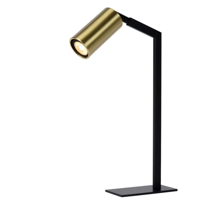 Sybil bordlampe - Svart/Messing-Bordlamper-Lucide-LC45599/01/30-Lightup.no