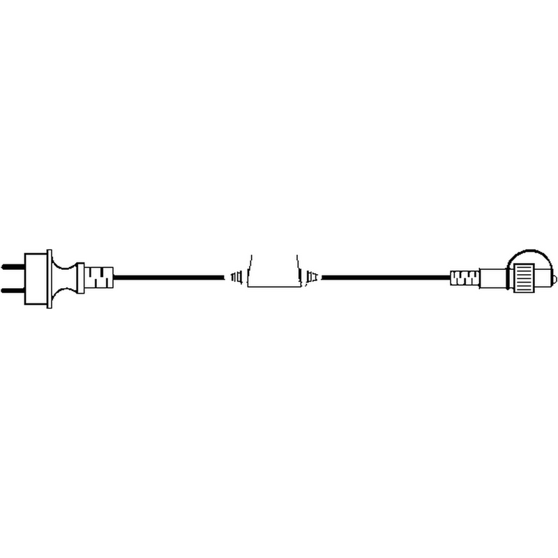 System led startkabel 1,8 meter - Svart-System LED utendørs julebelysning-Star Trading-465-28-Lightup.no