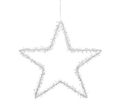 Tangle adventstjerne 60 cm - Sølv-Julebelysning adventstjerne-Marksløjd-705777-Lightup.no