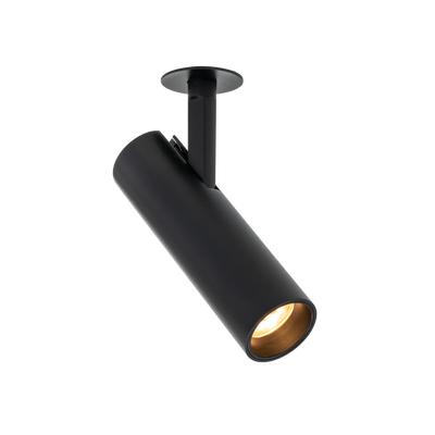 Tania Mini Slim Basic takspot for innfelling 9W 3000K RA90 Dimbar - Svart-Downlight 230V-Norlux-101921-36-2-p-Lightup.no