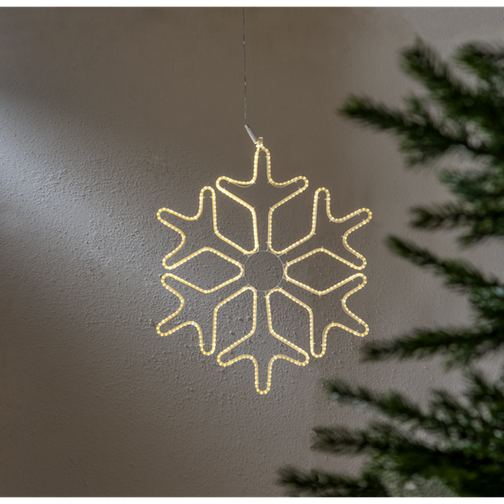 Tapesil siluett snøkrystall 480 lys utendørs IP44-Julebelysning dekor og pynt ute-Star Trading-807-65-Lightup.no
