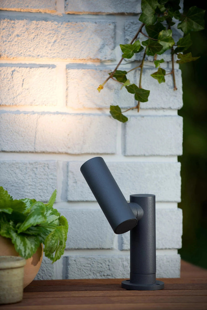 Tatum hagebelysning 13 cm 4,5W IP65 3000K - Antrasitt-Utebelysning uplight-Lucide-Antrasitt-LC27893/05/29-Lightup.no