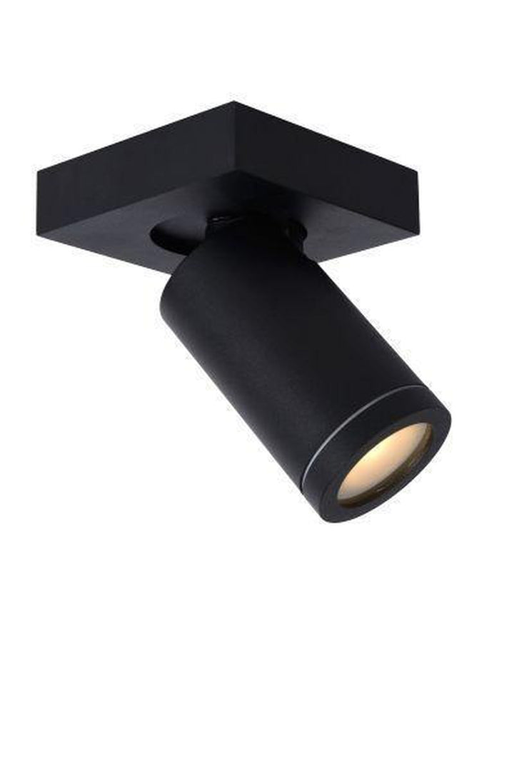 Taylor spot 1 lys IP44 baderom warm to dim 5W 2200-3000K-Taklamper-Lucide-Svart-LC09930/05/30-Lightup.no